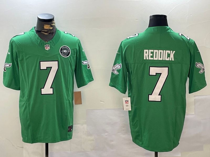 Men Philadelphia Eagles #7 Reddick Green Throwback 2024 Nike Vapor Limited NFL Jersey style 2->philadelphia eagles->NFL Jersey